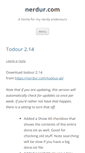 Mobile Screenshot of nerdur.com