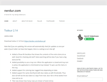 Tablet Screenshot of nerdur.com
